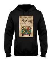 IN THE DARK DESERT HIGHWAY Hooded Sweatshirt tile
