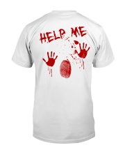 BLOOD STAINS ARE RED Classic T-Shirt back
