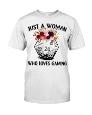 JUST A GIRL WHO LOVES GAMING Classic T-Shirt front