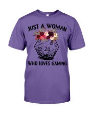 JUST A GIRL WHO LOVES GAMING Premium Fit Mens Tee tile