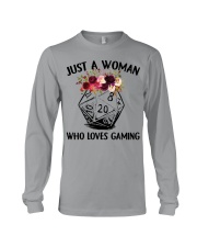 JUST A GIRL WHO LOVES GAMING Long Sleeve Tee tile