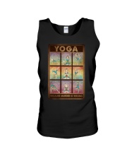 YOGA BECAUSE MURDER IS WRONG Unisex Tank tile