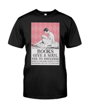 BOOKS GIVE A SOUL PINK PATTERN Classic T-Shirt tile
