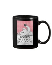 BOOKS GIVE A SOUL PINK PATTERN Mug tile