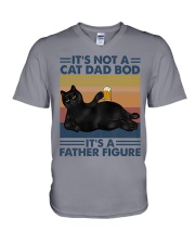 IT'S NOT A CAT DAD BOD IT'S A FATHER FIGURE V-Neck T-Shirt tile