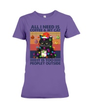 ALL I NEEED IS COFFEE Premium Fit Ladies Tee tile