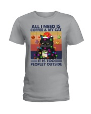 ALL I NEEED IS COFFEE Ladies T-Shirt tile