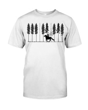 HORSE RACING MUSIC FOREST Classic T-Shirt front