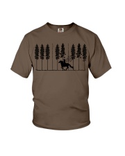 HORSE RACING MUSIC FOREST Youth T-Shirt tile