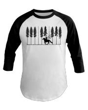 HORSE RACING MUSIC FOREST Baseball Tee tile