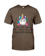 IF YOU CAN SEE ME I FAILED MU STEALTH CHECK Classic T-Shirt tile
