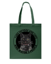 I LIKE TATTOOS AND CATS Tote Bag tile