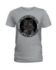 I LIKE TATTOOS AND CATS Ladies T-Shirt tile