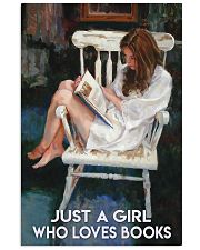 JUST A GIRL WHO LOVES BOOKS 11x17 Poster front
