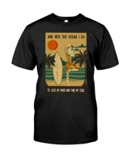 AND INTO THE OCEAN I GO Premium Fit Mens Tee tile