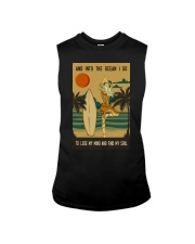 AND INTO THE OCEAN I GO Sleeveless Tee tile