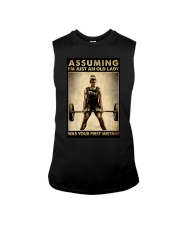 ASSUMING I'M JUST AN OLD LADY WAS YOUR FIRST Sleeveless Tee tile