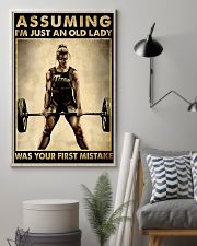 ASSUMING I'M JUST AN OLD LADY WAS YOUR FIRST 11x17 Poster lifestyle-poster-1