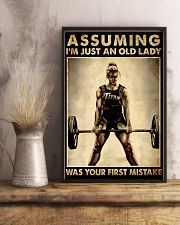 ASSUMING I'M JUST AN OLD LADY WAS YOUR FIRST 11x17 Poster lifestyle-poster-3