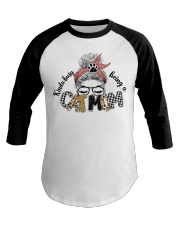 KINDA BUSY BEING A CAT MOM Baseball Tee tile