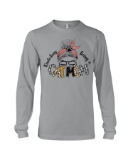 KINDA BUSY BEING A CAT MOM Long Sleeve Tee tile