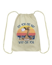 EFF YOU SEE KAY WHY OH YOU Drawstring Bag tile