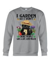 I GARDEN SO I DON'T CHOKE PEOPLE Crewneck Sweatshirt tile