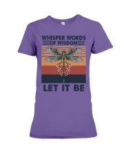 DRAGONFLY LET IT BE Premium Fit Ladies Tee tile