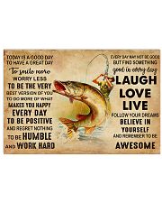 TODAY IS A GOOD DAY 17x11 Poster front