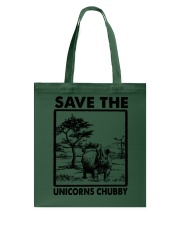 SAVE THE CHUBBY UNICORN Tote Bag tile