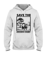 SAVE THE CHUBBY UNICORN Hooded Sweatshirt front