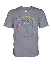 AND I THINK TO MYSELF WHAT A WONDERFUL WORLD V-Neck T-Shirt tile