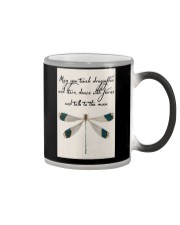 MAY YOU TOUCH DRAGONFLIES AND STARS Color Changing Mug tile