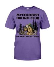 MYCOLOGIST HIKING CLUB WE MIGHT NOT GET THERE Premium Fit Mens Tee tile