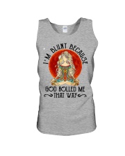 I'M BLUNT BECAUSE GOD ROLL ME THAT WAY Unisex Tank tile