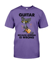GUITAR BECAUSE MURDER IS WRONG Premium Fit Mens Tee tile