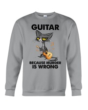 GUITAR BECAUSE MURDER IS WRONG Crewneck Sweatshirt tile