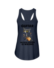 GUITAR BECAUSE MURDER IS WRONG Ladies Flowy Tank tile