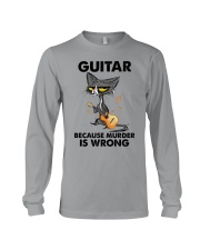 GUITAR BECAUSE MURDER IS WRONG Long Sleeve Tee tile