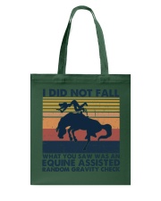 I DID NOT FALL Tote Bag tile