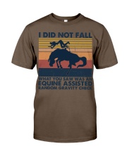 I DID NOT FALL Classic T-Shirt tile
