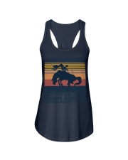 I DID NOT FALL Ladies Flowy Tank tile