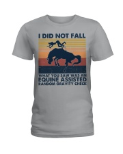 I DID NOT FALL Ladies T-Shirt tile