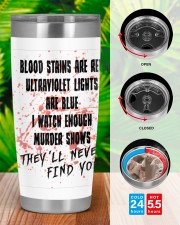 THEY'LL NEVER FIND YOU 20oz Tumbler aos-20oz-tumbler-lifestyle-front-46