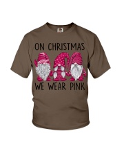 ON CHRISTMAS WE WEAR PINK Youth T-Shirt tile