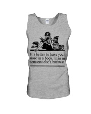 IT'S BETTER TO HAVE YOUR NOSE Unisex Tank tile