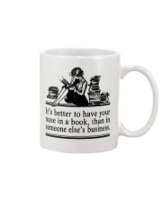 IT'S BETTER TO HAVE YOUR NOSE Mug tile
