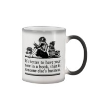 IT'S BETTER TO HAVE YOUR NOSE Color Changing Mug tile