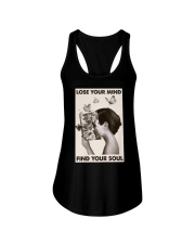 LOSE YOUR MIND FIND YOUR SOUL Ladies Flowy Tank tile