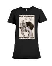 LOSE YOUR MIND FIND YOUR SOUL Premium Fit Ladies Tee tile